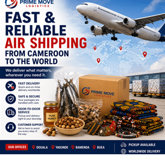 Air Shipping from Cameroon to the World